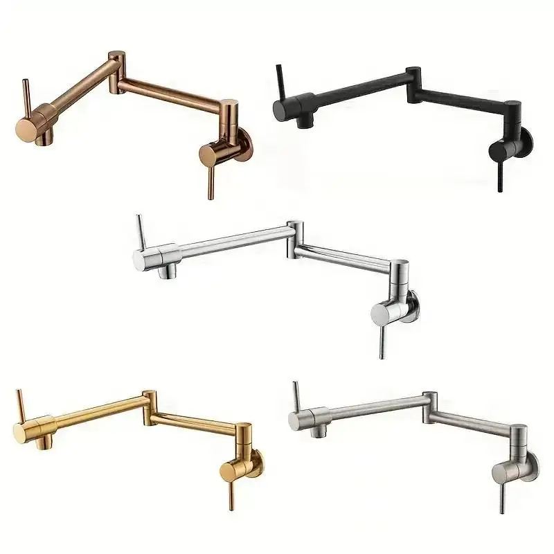 Pot Filler Faucet Wall Mount Folding - Robinet de remplissage de pot, montage