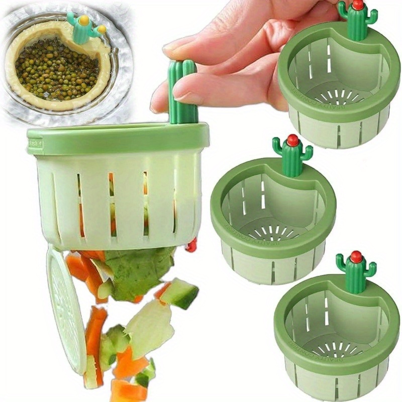 Kitchen Sink Drain Strainer Basket - Crépine de vidange d'évier Cactus, 1