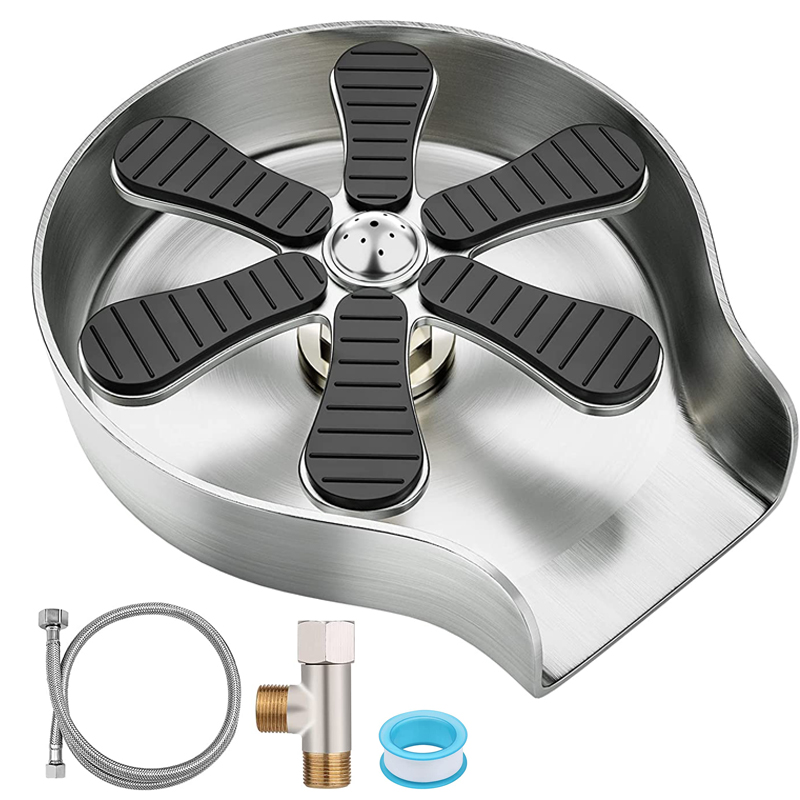 Glass Rinser For Kitchen Sink Metal - Évier de cuisine verre tasse lavage