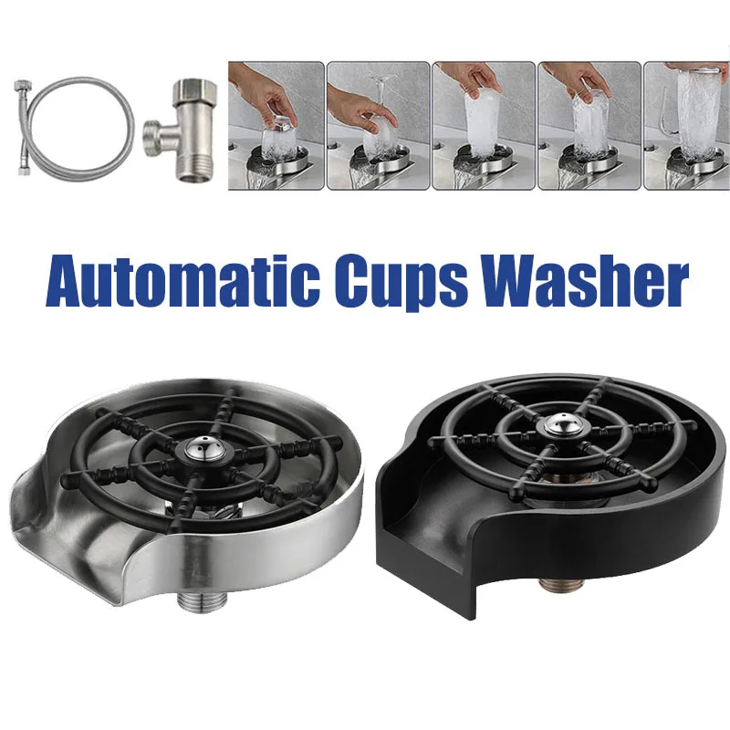 Glass Rinser For Kitchen Sink Metal - Lave-tasses automatique haute pression pour robinet