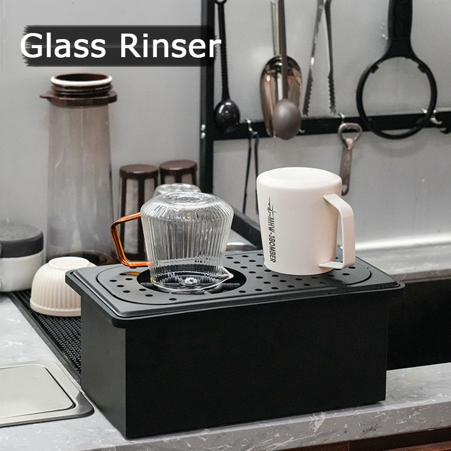 Glass Rinser For Kitchen Sink Metal - Lave-gobelet automatique haute pression, multi-angle, gobelet