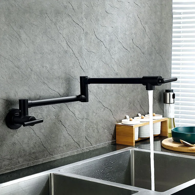 Pot Filler Faucet Wall Mount Folding - Robinet de remplissage de casserole mural
