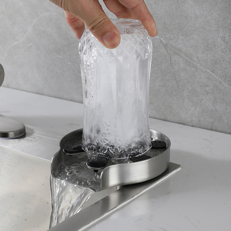 Glass Rinser For Kitchen Sink Metal - Évier de cuisine verre tasse lavage