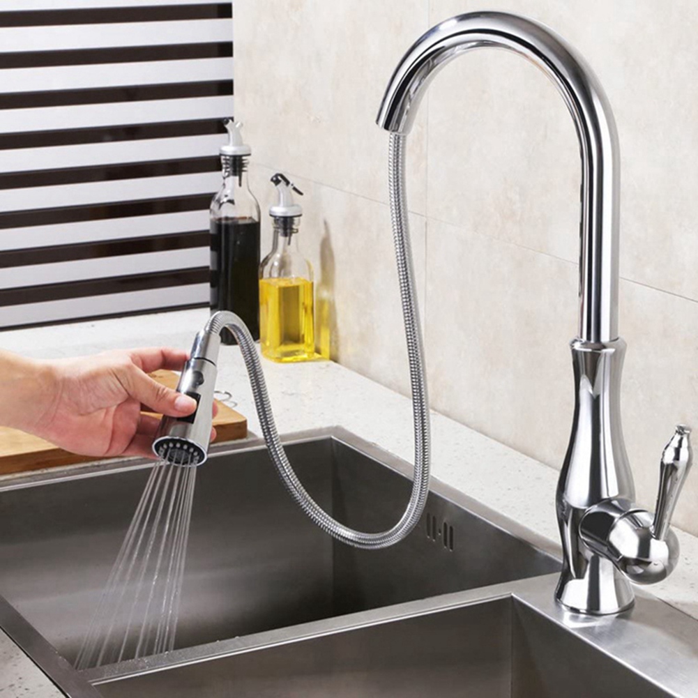 Pull Down Spray Kitchen Faucet Brushed Nickel - Tête de pulvérisation pour robinet d'évier