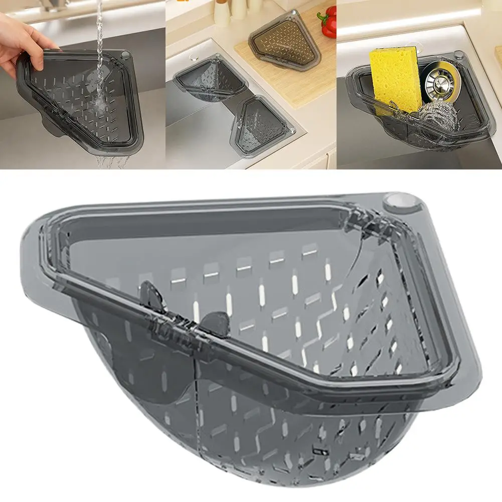 Kitchen Sink Drain Strainer Basket - Panier égouttoir en plastique avec support