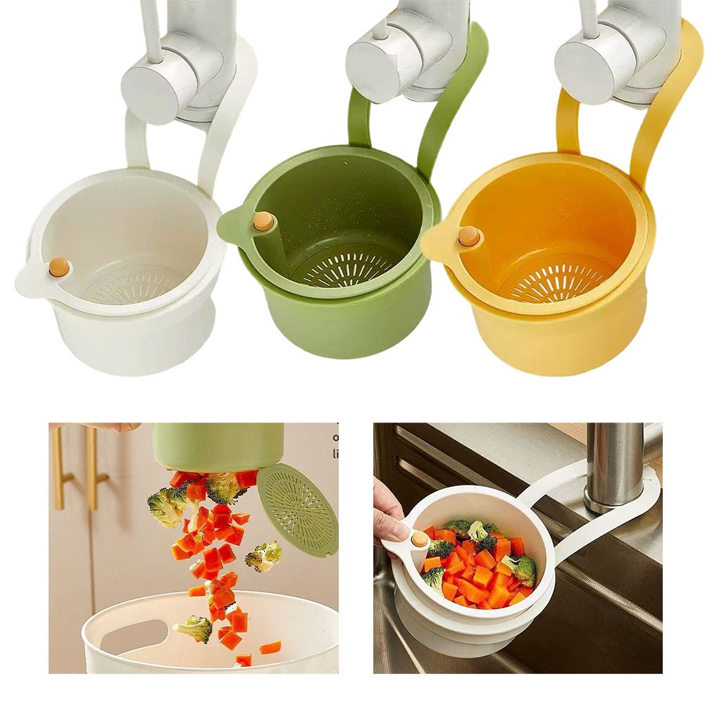 Kitchen Sink Drain Strainer Basket - 1 pièce Panier égouttoir à pression