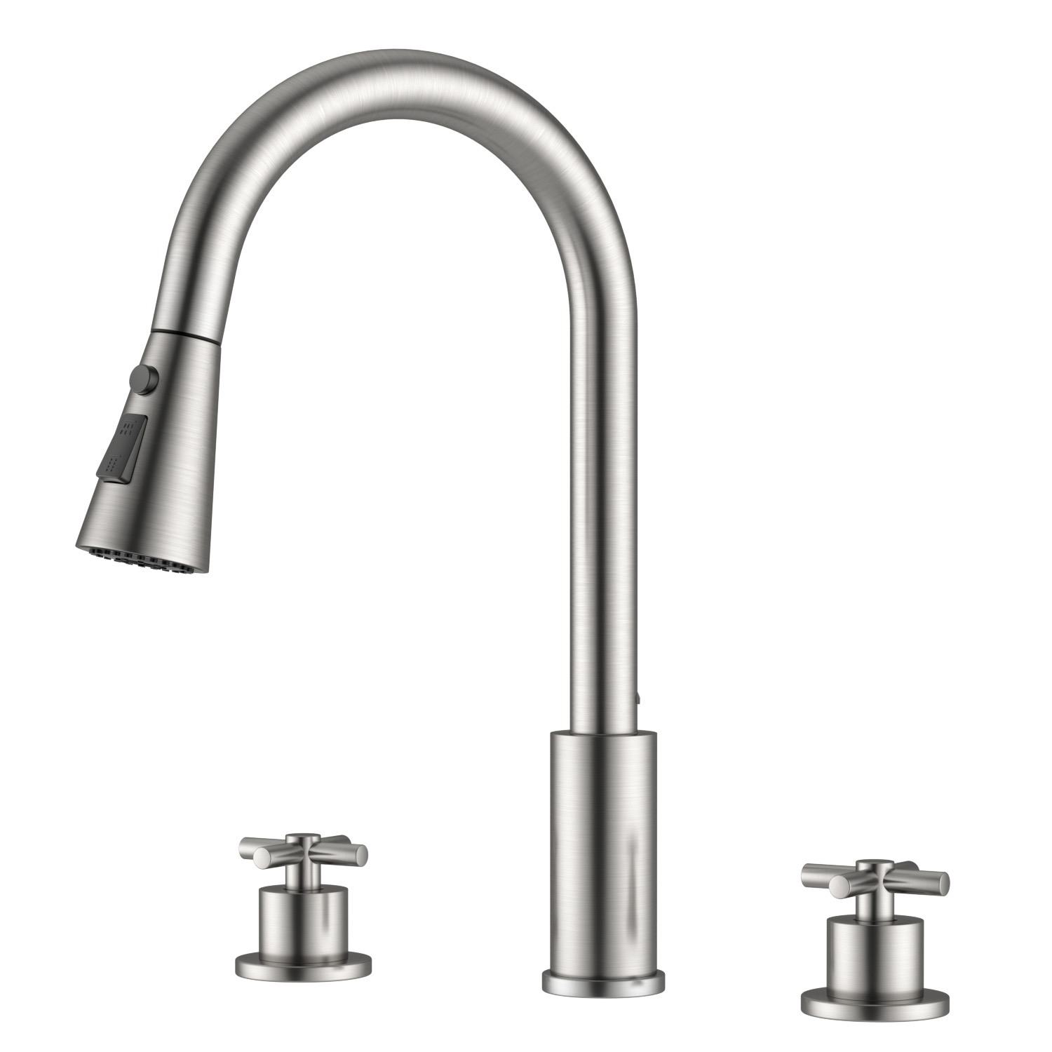 Pull Down Spray Kitchen Faucet Brushed Nickel - Robinet de cuisine en nickel brossé