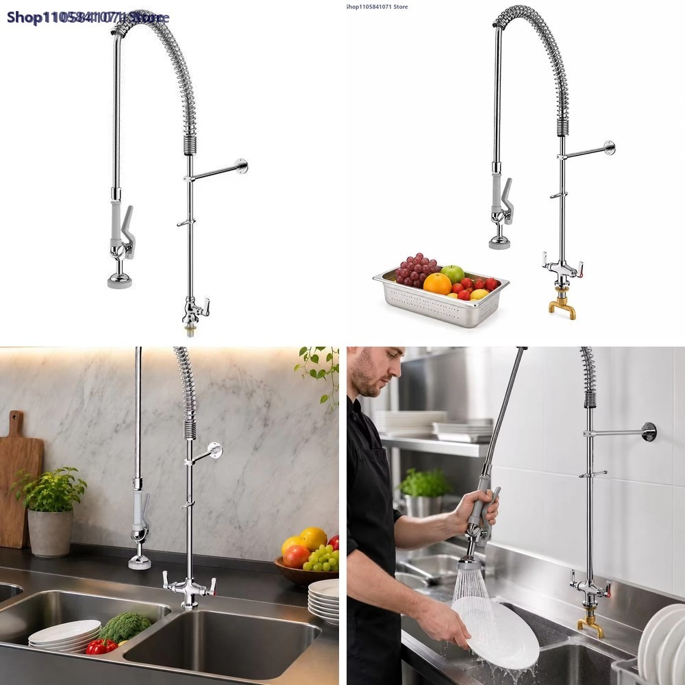Commercial Pre Rinse Kitchen Faucet Wall - Robinet d'évier de cuisine commercial avec
