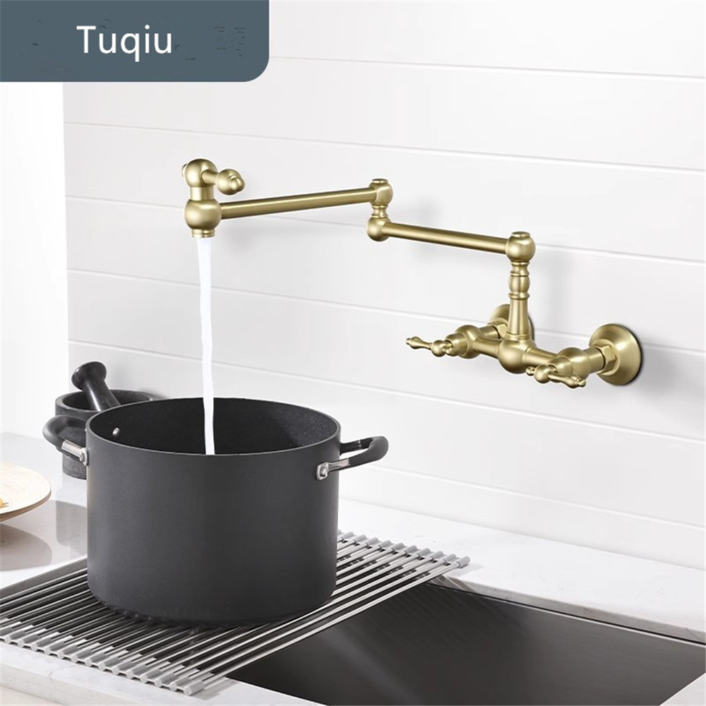 Pot Filler Faucet Wall Mount Folding - Robinet de remplissage de Pot en