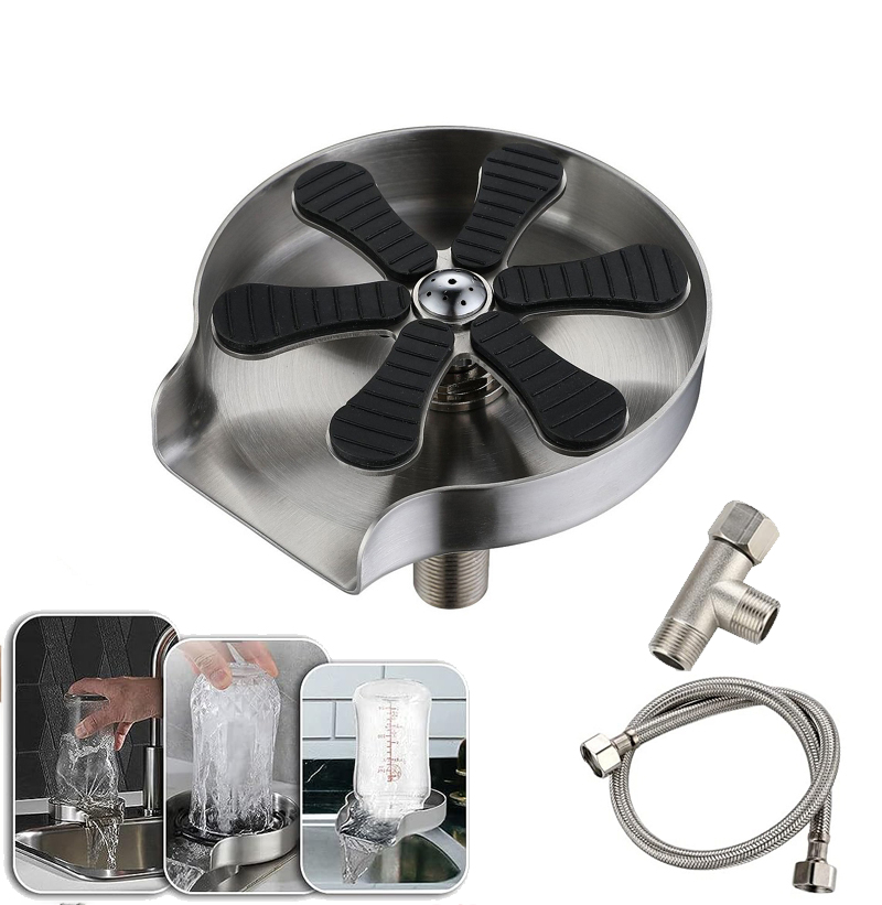 Rinçoir de cuisine automatique - Glass Rinser For Kitchen Sink Metal avis et prix