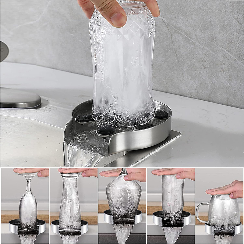Rinçoir de cuisine automatique - Glass Rinser For Kitchen Sink Metal avis et prix