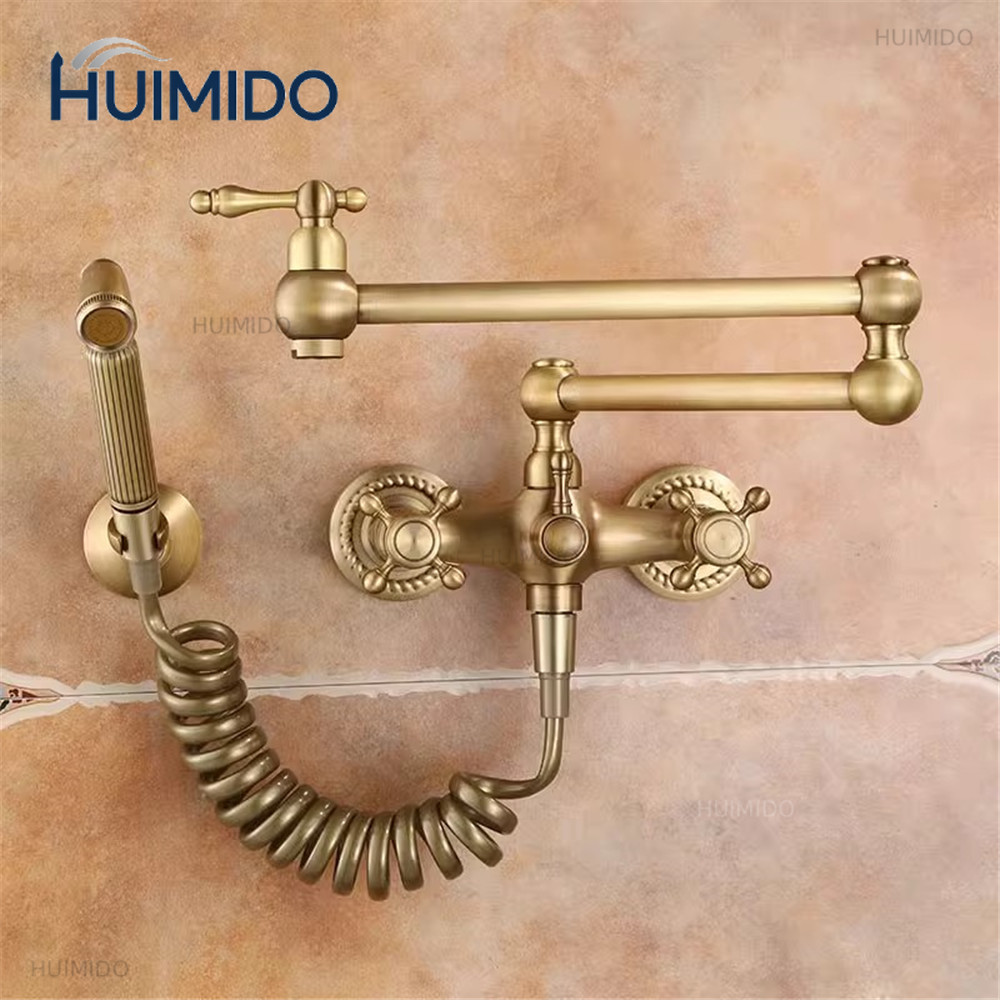 Robinet de cuisine pliable en  - Pot Filler Faucet Wall Mount Folding avis et prix