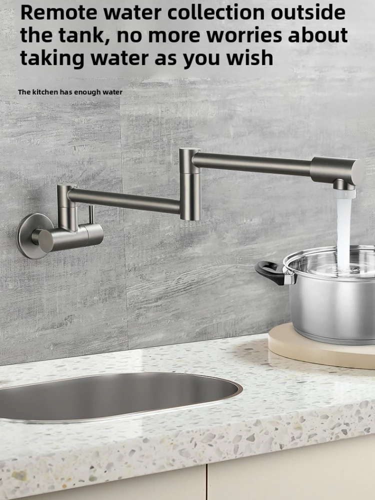 Robinet de cuisine mural, robi - Pot Filler Faucet Wall Mount Folding avis et prix