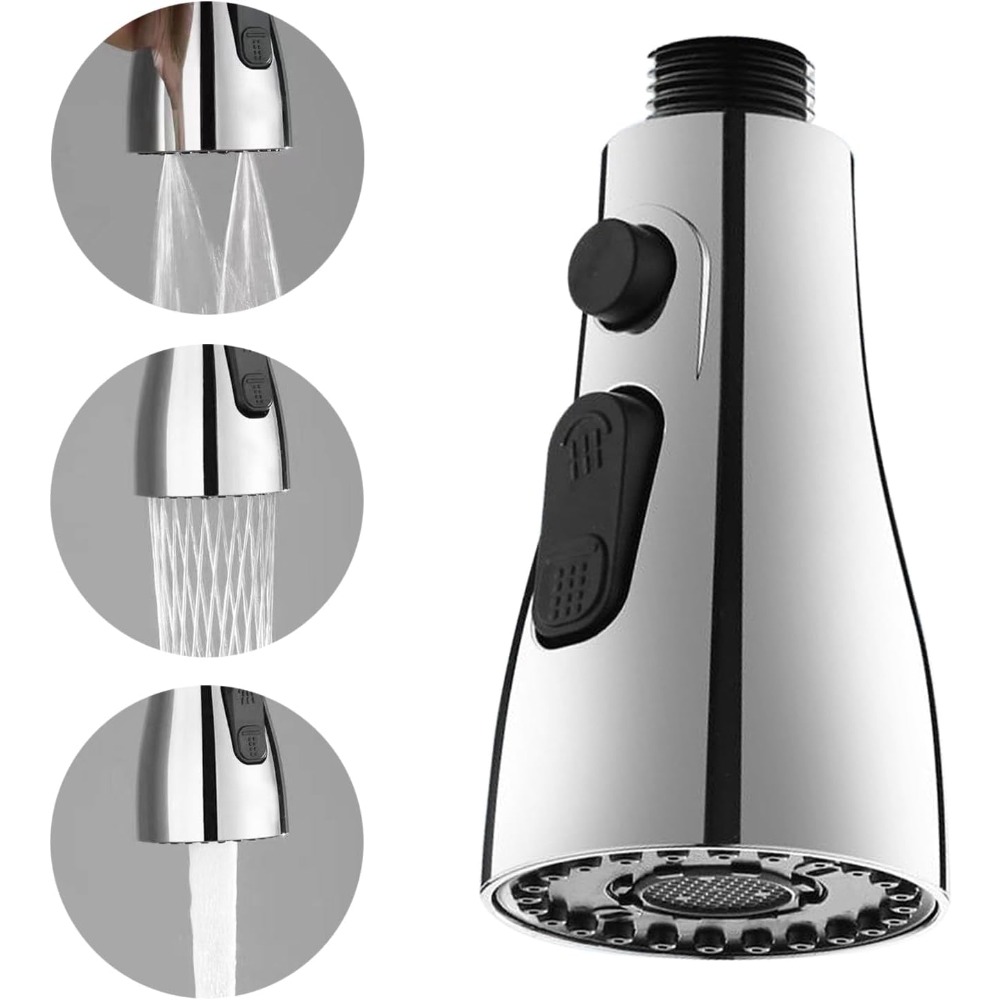 Tête de pulvérisation de rempl - Pull Down Spray Kitchen Faucet Brushed Nickel avis et prix