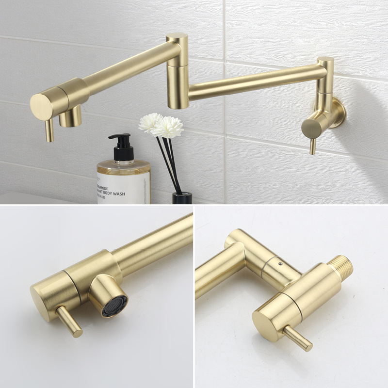 Robinet de cuisine mural en ac - Pot Filler Faucet Wall Mount Folding avis et prix