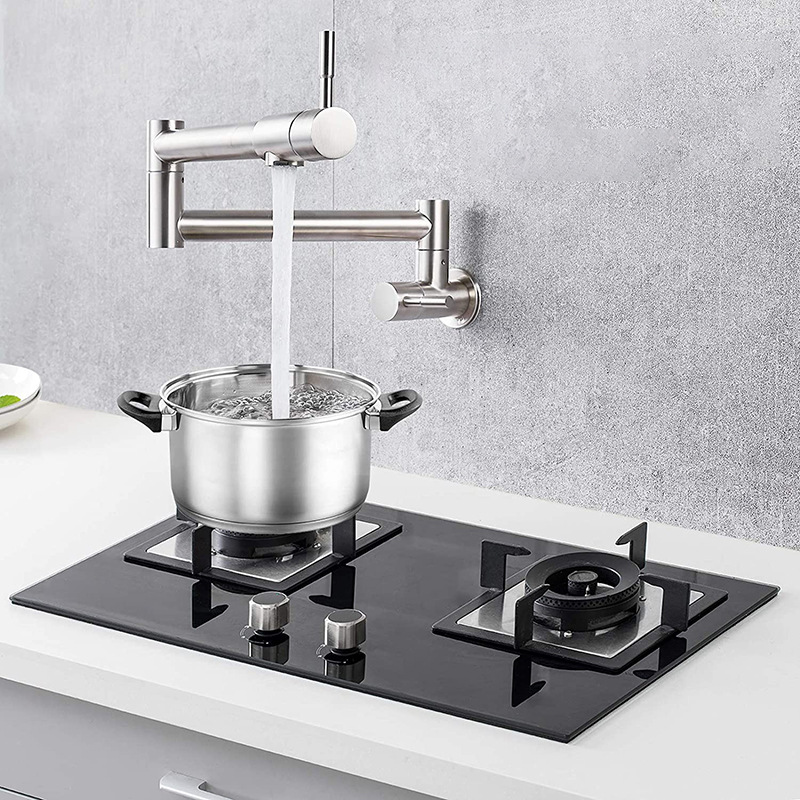 Robinet de cuisine mural en ac - Pot Filler Faucet Wall Mount Folding avis et prix