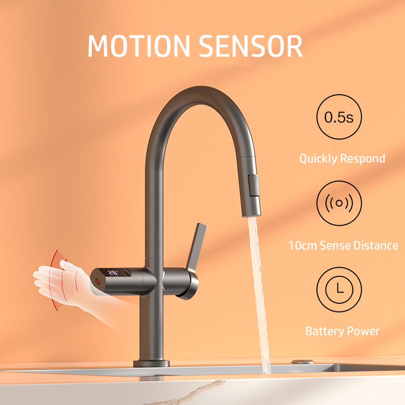 Robinet numérique sans contact - Touchless Kitchen Faucet Motion Sensor avis et prix