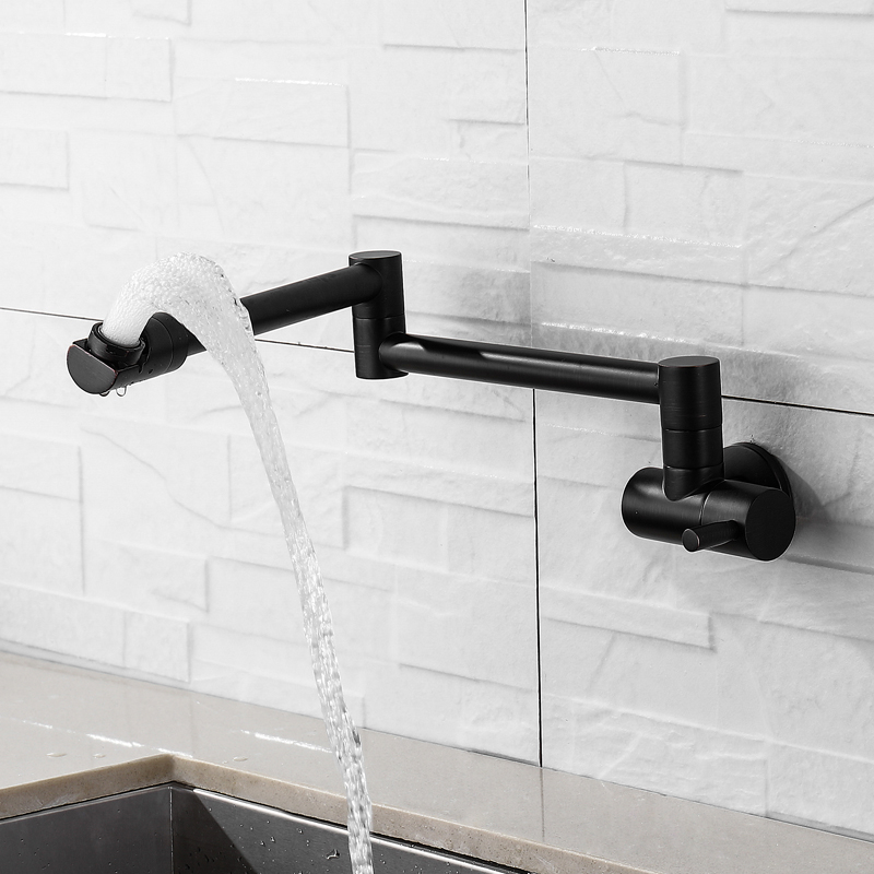 Robinet de cuisine mural en la - Pot Filler Faucet Wall Mount Folding avis et prix