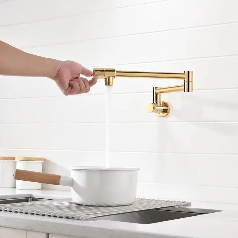 Robinet de remplissage de pot, - Pot Filler Faucet Wall Mount Folding avis et prix