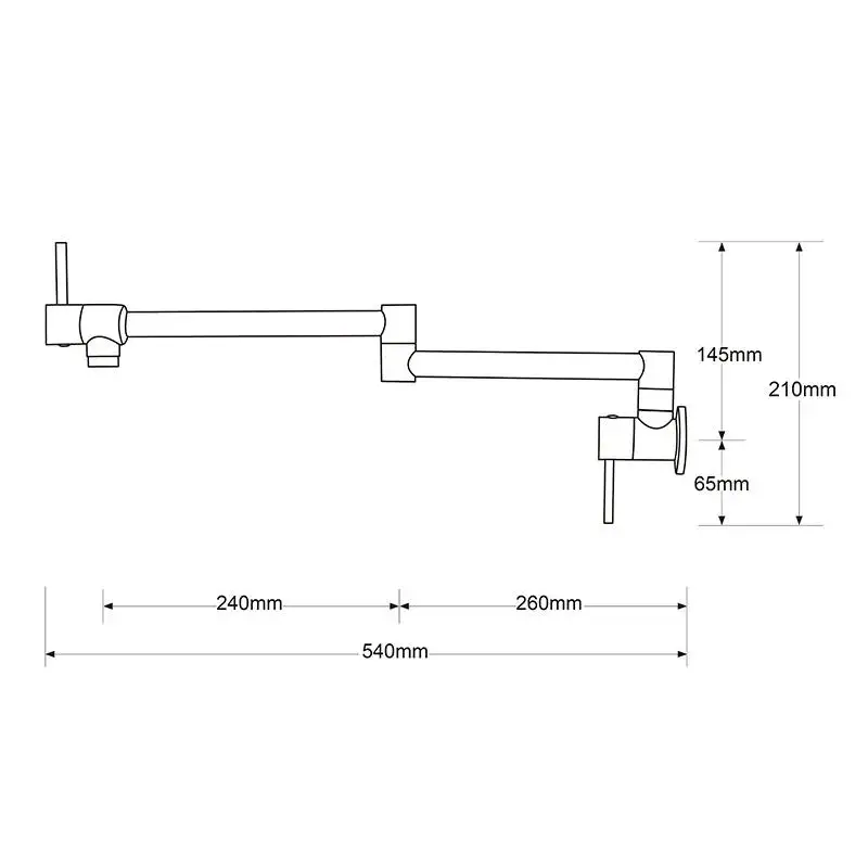 Robinet de remplissage de pot, - Pot Filler Faucet Wall Mount Folding avis et prix