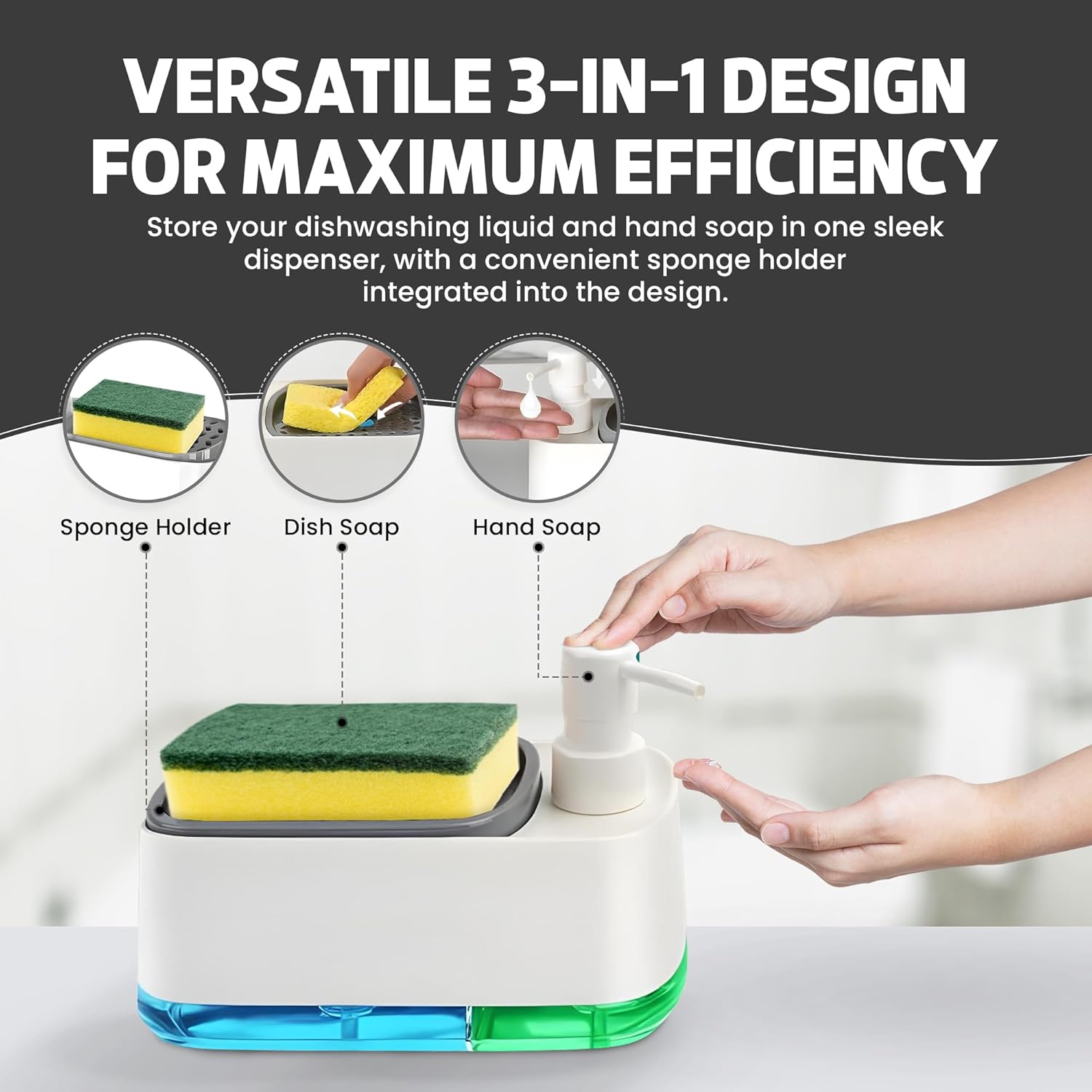 Distributeur de savon à vaisse - Automatic Soap Dispenser Kitchen Sink avis et prix