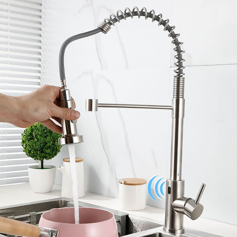Robinet à capteur de mouvement - Touchless Kitchen Faucet Motion Sensor avis et prix
