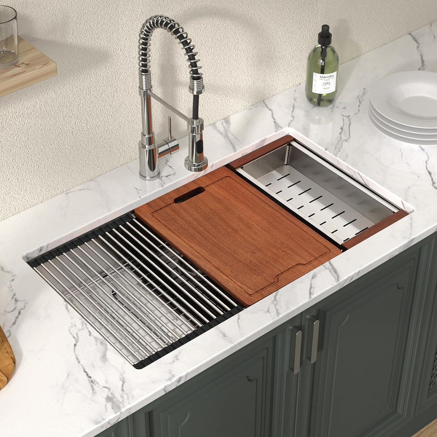 Évier de cuisine sous plan de  - Stainless Steel Undermount Kitchen Sink 30 avis et prix