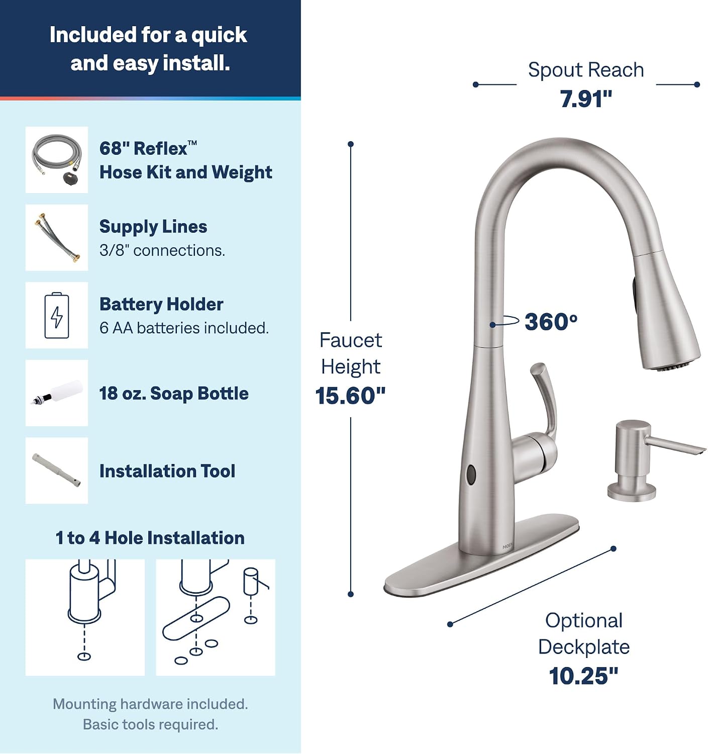Robinet de cuisine sans contac - Touchless Kitchen Faucet Motion Sensor avis et prix