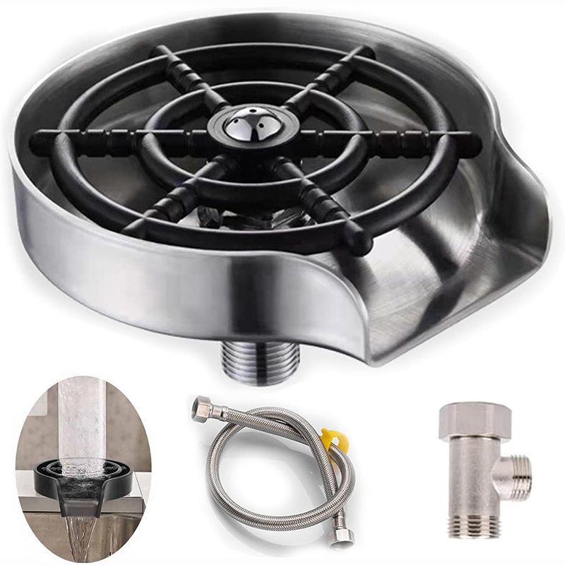 Rince-verre de robinet à haute - Glass Rinser For Kitchen Sink Metal avis et prix