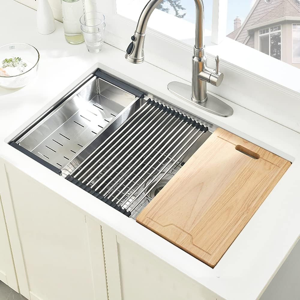 Évier de cuisine sous plan de  - Stainless Steel Undermount Kitchen Sink 30 avis et prix