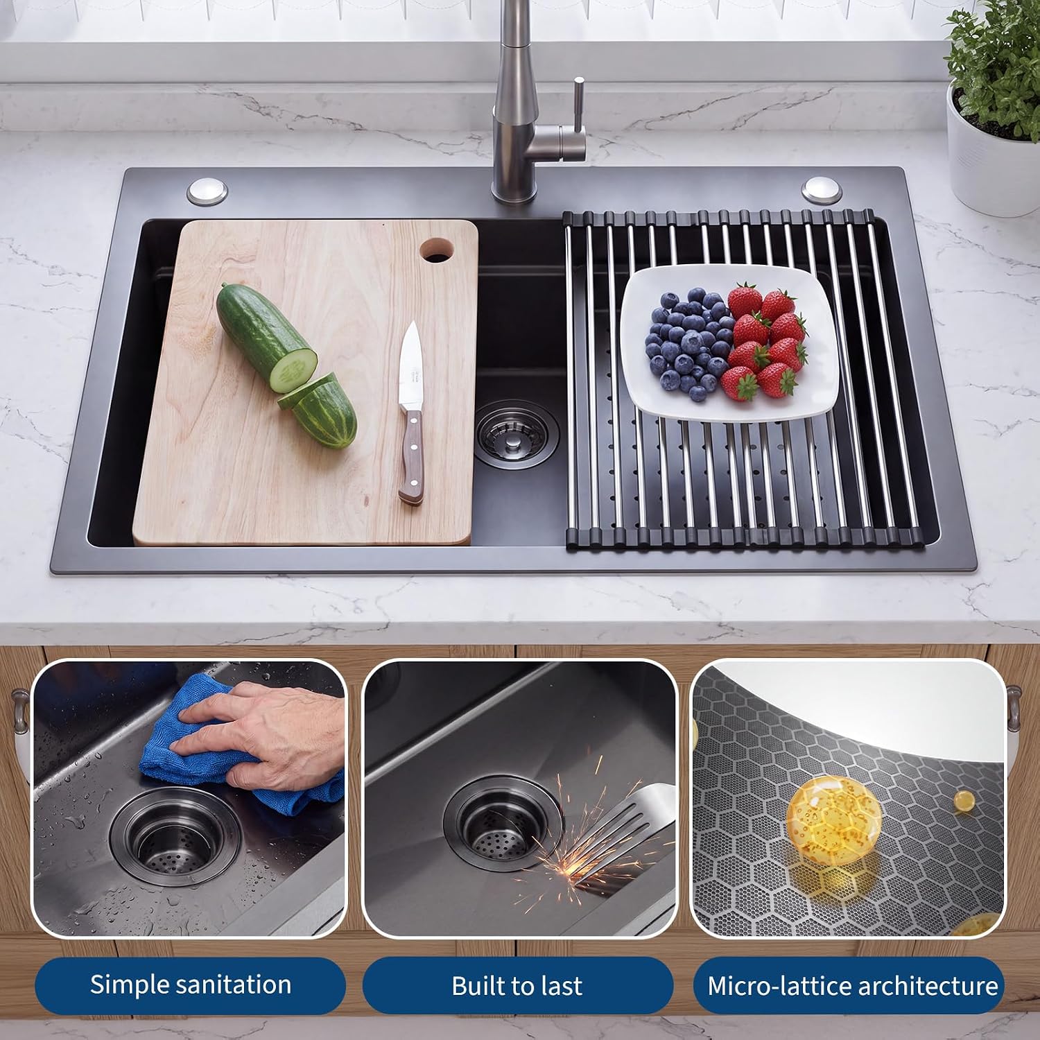 Évier de cuisine encastré Tacl - Stainless Steel Undermount Kitchen Sink 30 avis et prix