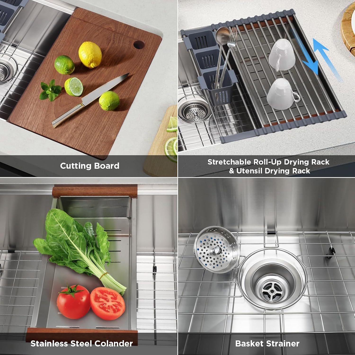 Évier de cuisine sous plan de  - Stainless Steel Undermount Kitchen Sink 30 avis et prix