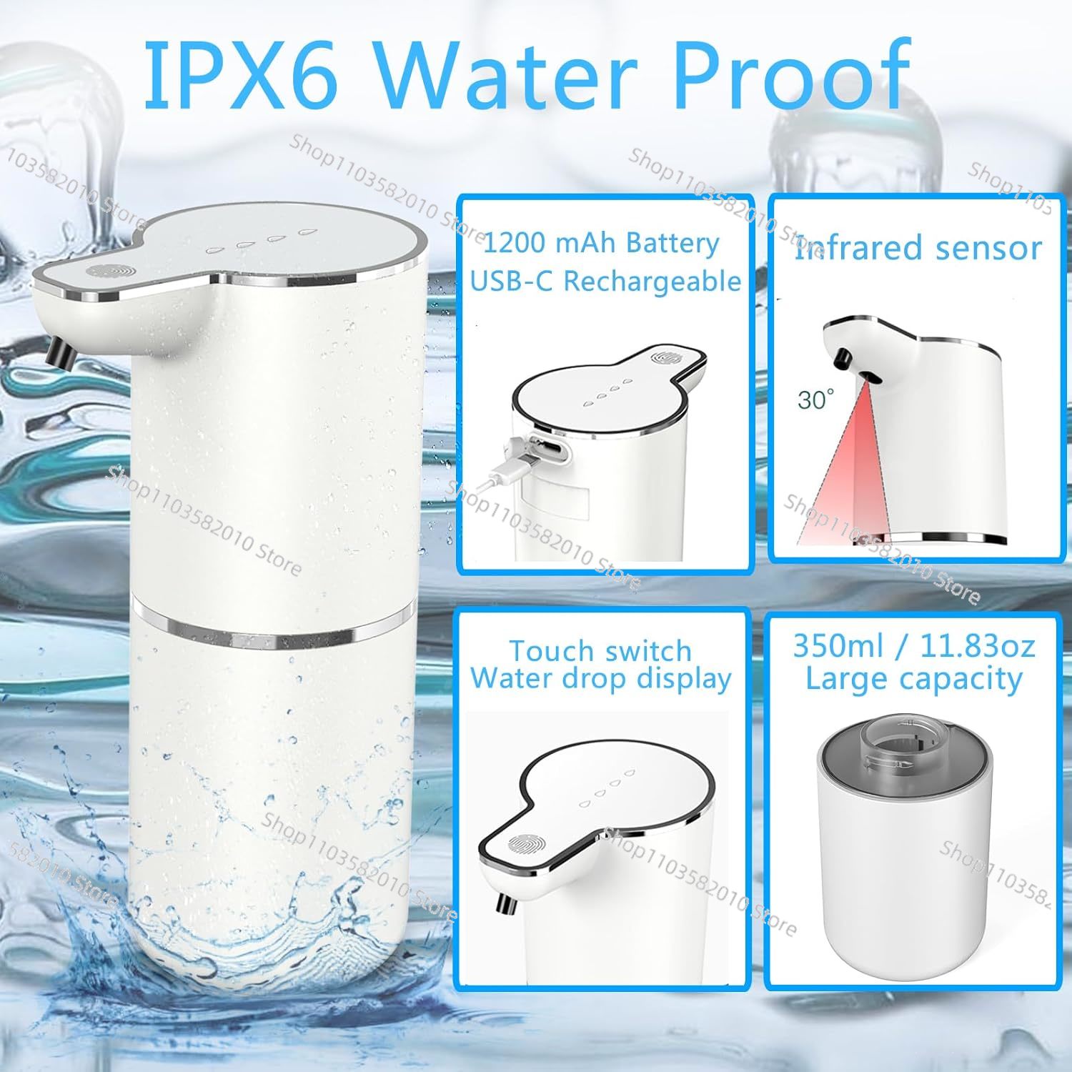 Distributeur automatique de sa - Automatic Soap Dispenser Kitchen Sink avis et prix