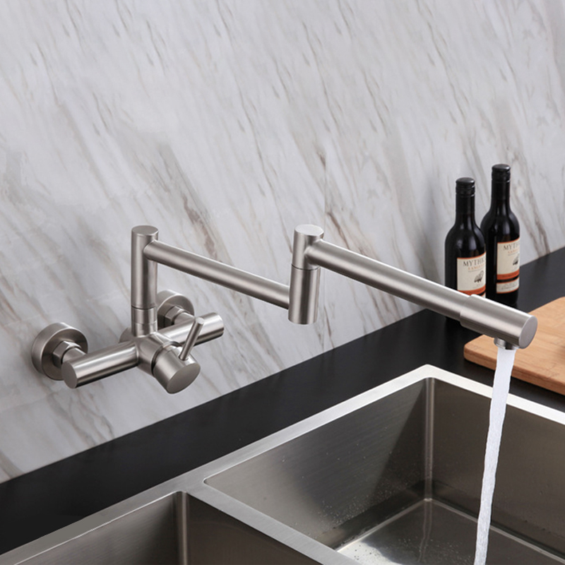 Robinet de cuisine pliable à m - Pot Filler Faucet Wall Mount Folding avis et prix