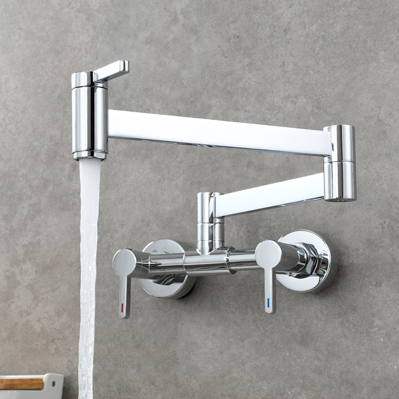 Robinet de cuisine mural pliab - Pot Filler Faucet Wall Mount Folding avis et prix