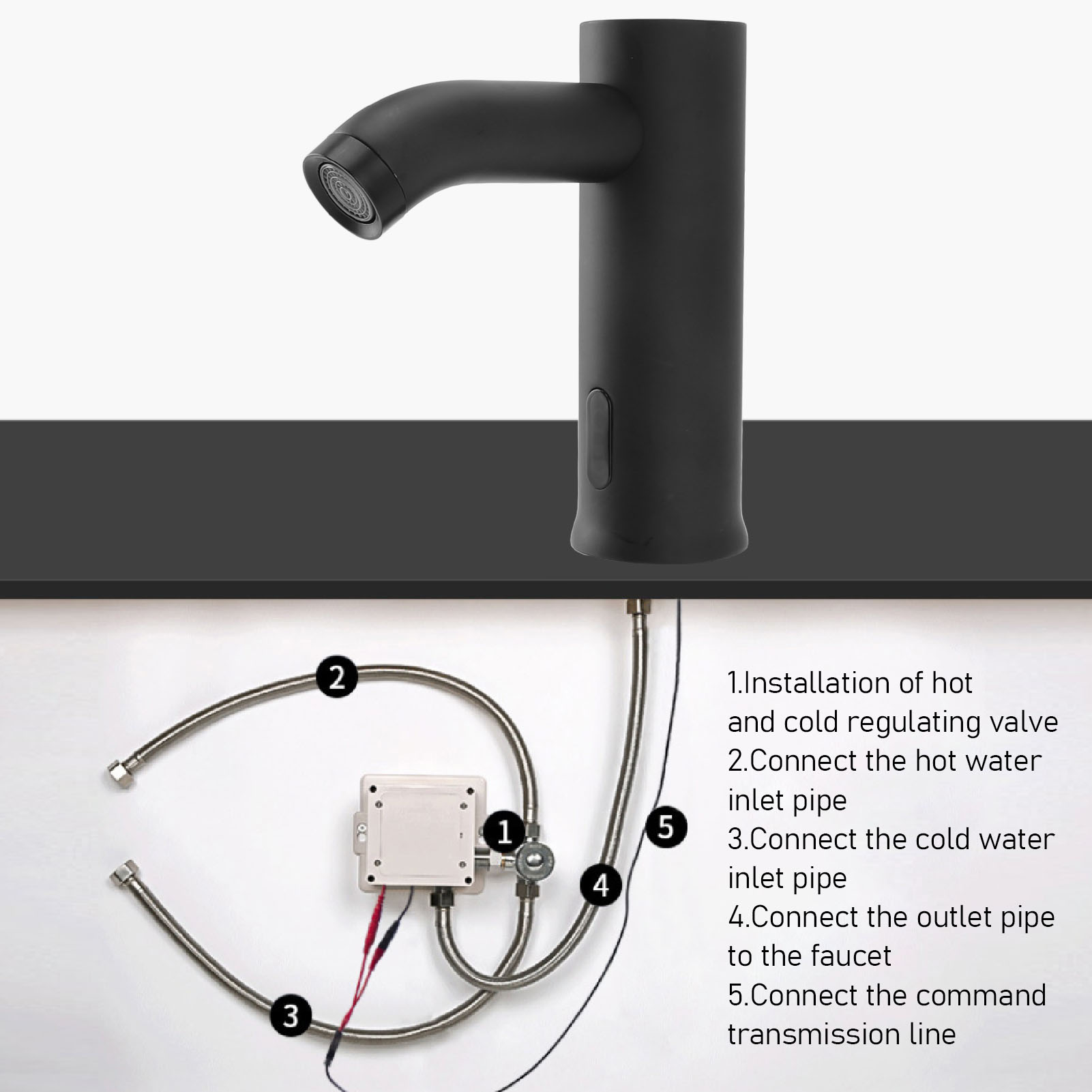 Robinet de lavabo vertical à c - Touchless Kitchen Faucet Motion Sensor avis et prix