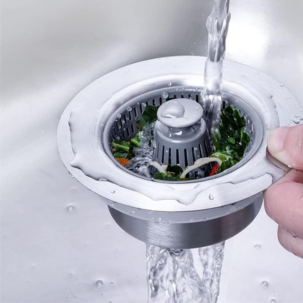 Facile à nettoyer, filtre 3 en - Kitchen Sink Drain Strainer Basket avis et prix