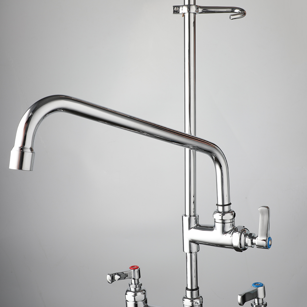 Robinet de cuisine SINLAKU en  - Commercial Pre Rinse Kitchen Faucet Wall avis et prix