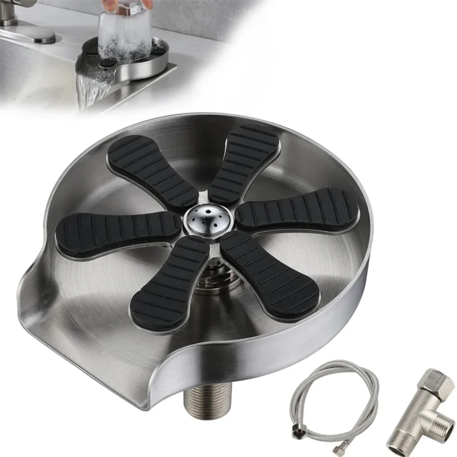 Lave-verre automatique en acie - Glass Rinser For Kitchen Sink Metal avis et prix