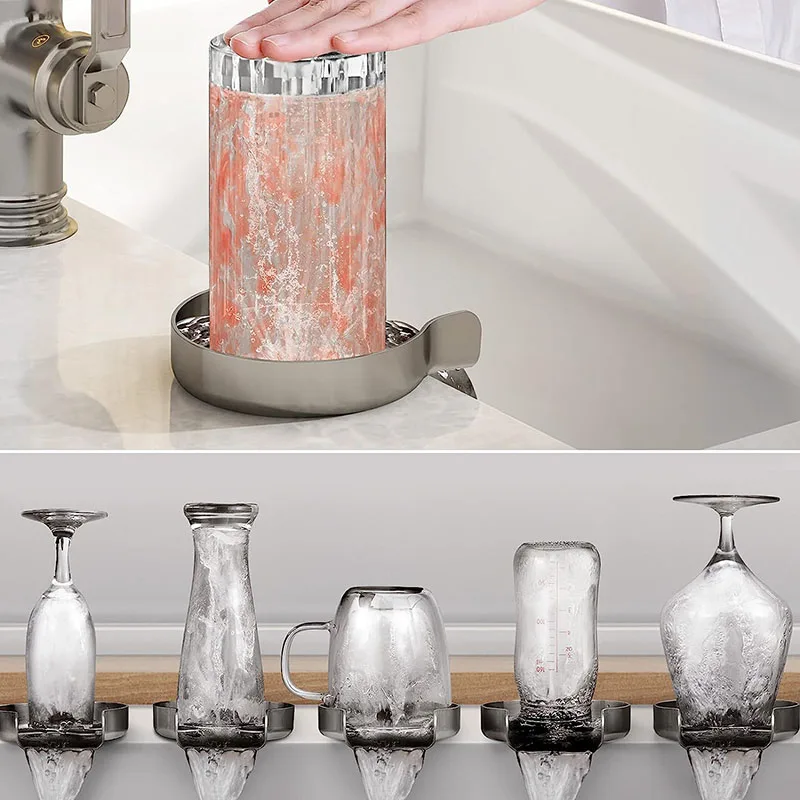 Rinceuse en verre en acier ino - Glass Rinser For Kitchen Sink Metal avis et prix