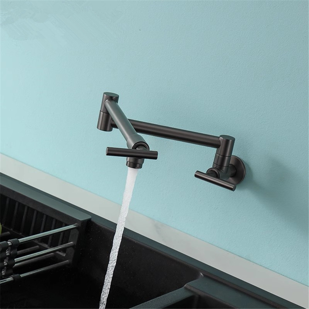 Robinet de cuisine mural Tuqiu - Pot Filler Faucet Wall Mount Folding avis et prix