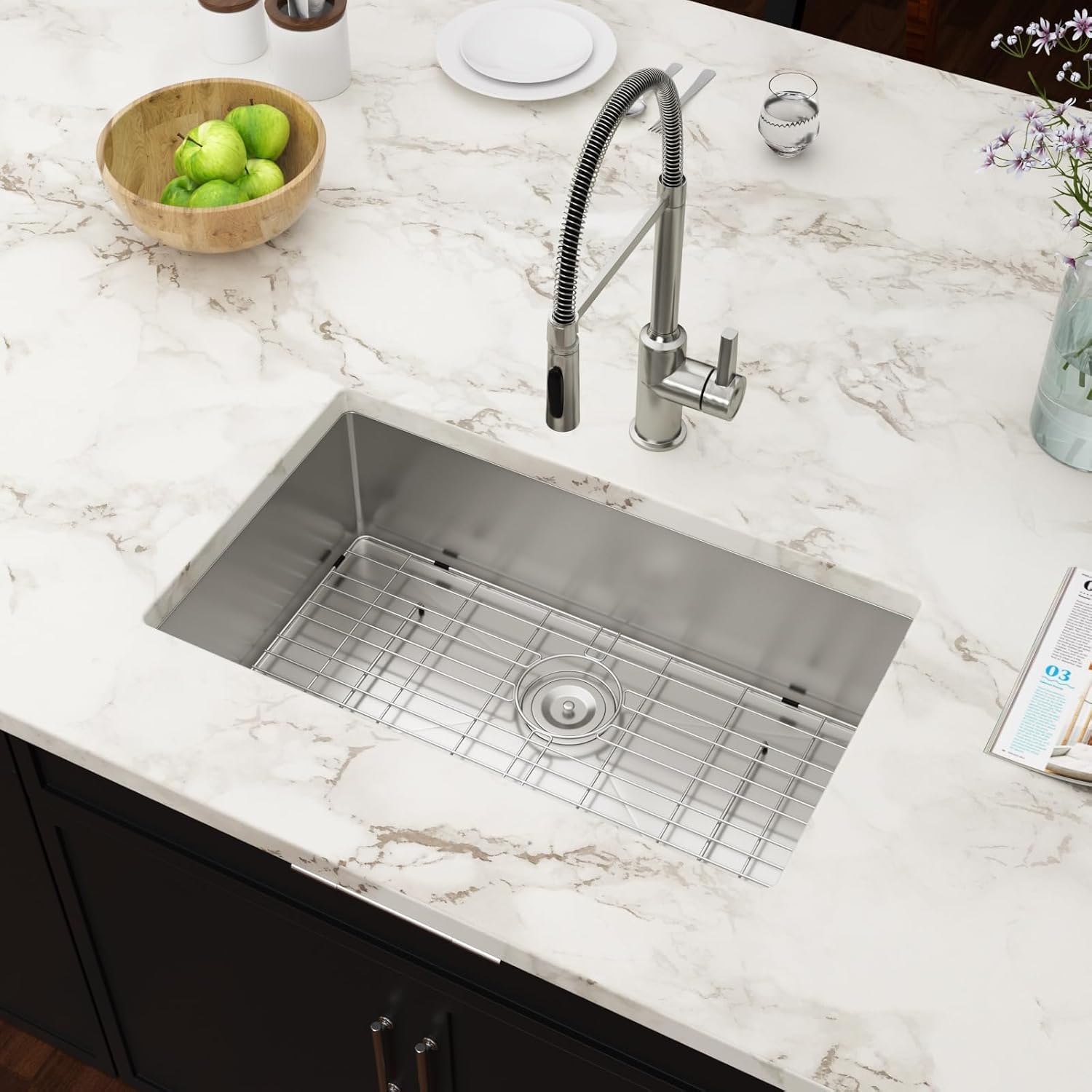 Évier de cuisine en acier inox - Stainless Steel Undermount Kitchen Sink 30 avis et prix