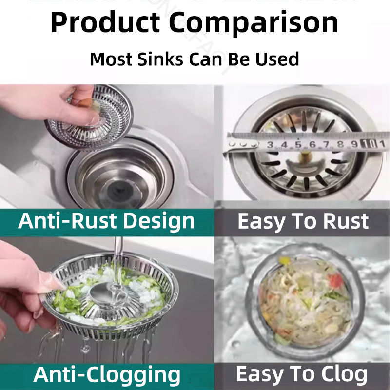 Crépine de vidange d'évier de  - Kitchen Sink Drain Strainer Basket avis et prix