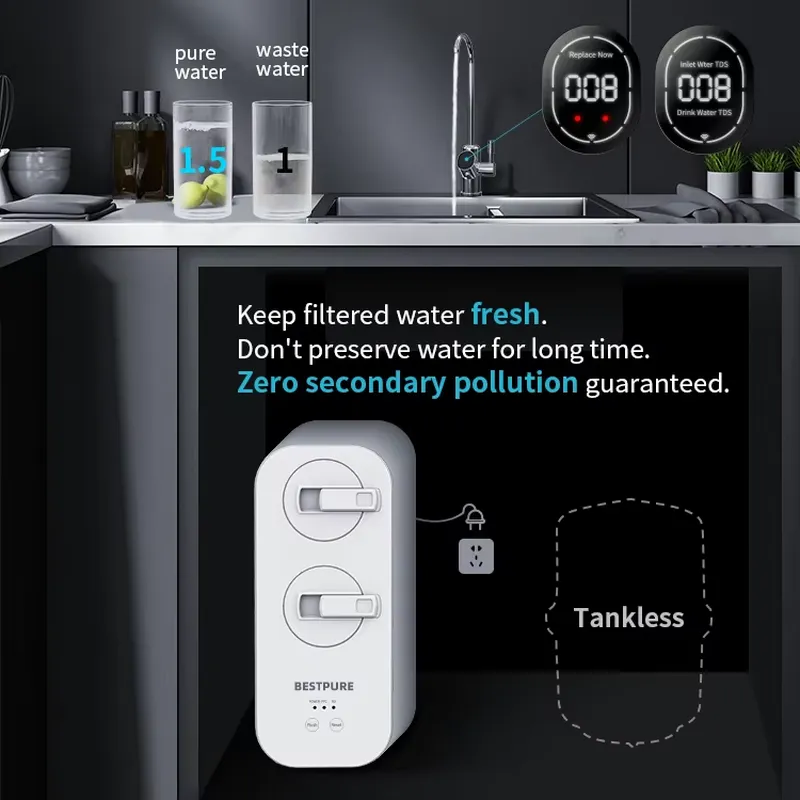 Système de filtration d'eau 60 - Water Purifier Ro Reverse Osmosis 600Gpd avis et prix
