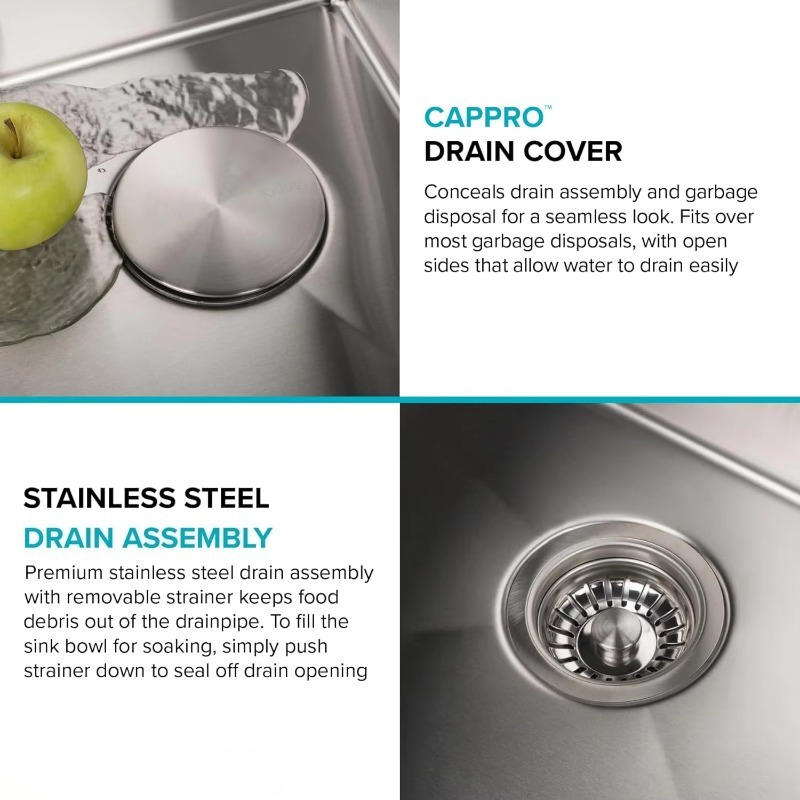 Évier de cuisine en acier inox - Stainless Steel Undermount Kitchen Sink 30 avis et prix