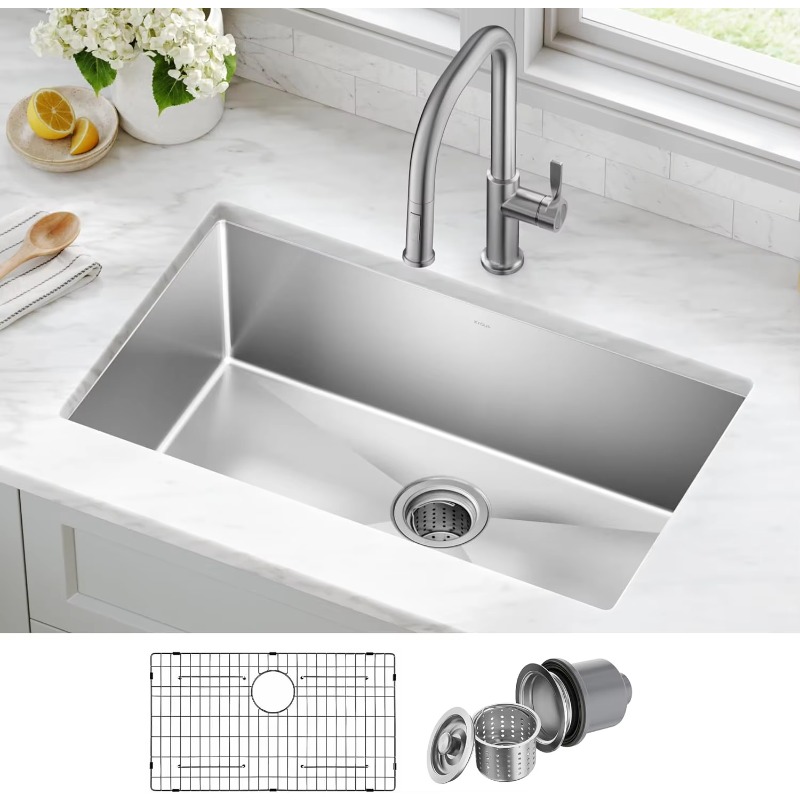 Évier de cuisine en acier inox - Stainless Steel Undermount Kitchen Sink 30 avis et prix