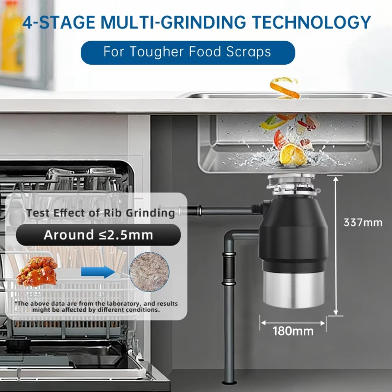 Airo 1 HP Broyeur de déchets à - Garbage Disposal Continuous Feed 1Hp avis et prix