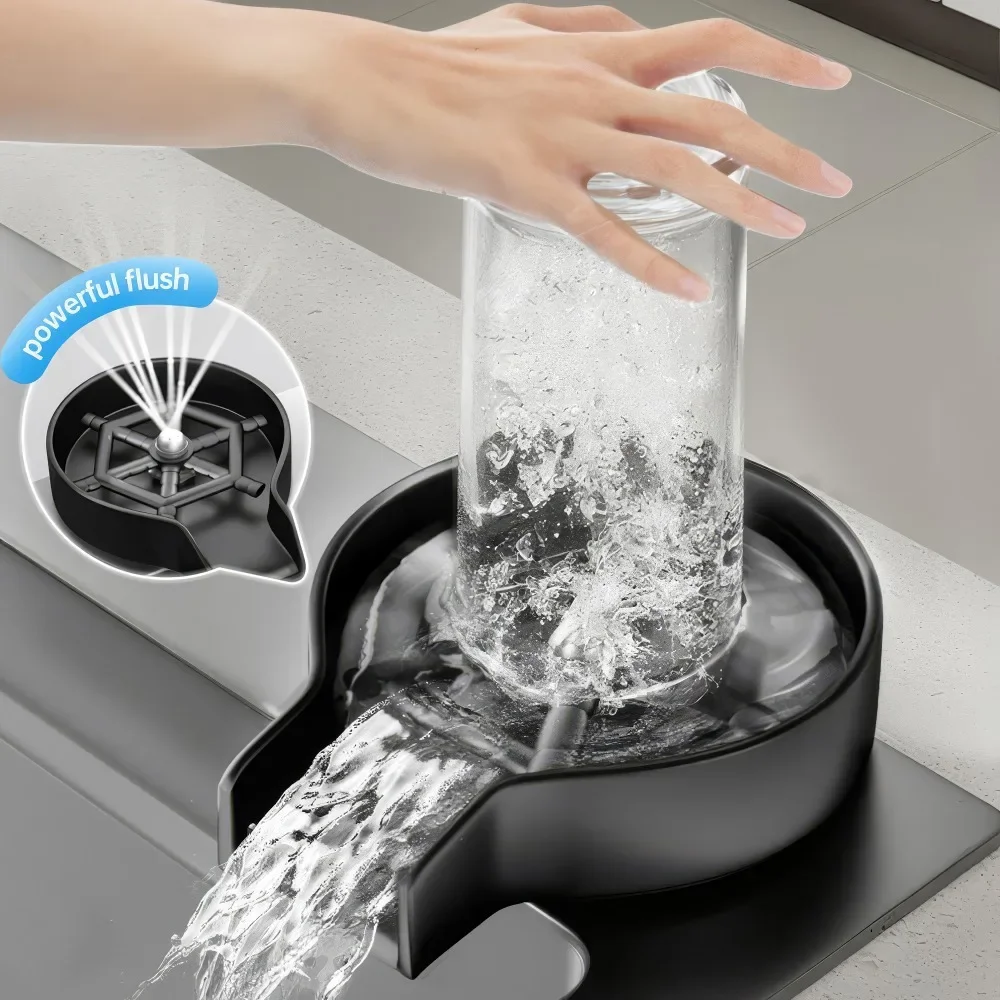 Rinçage automatique des verres - Glass Rinser For Kitchen Sink Metal avis et prix