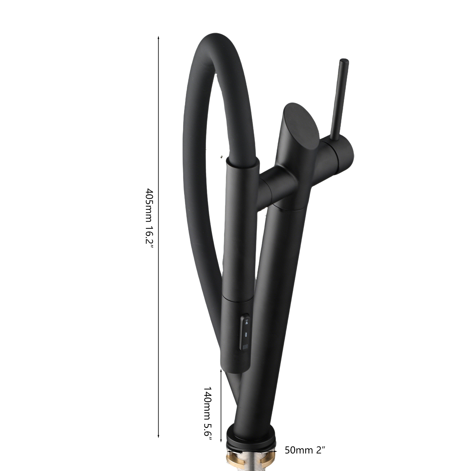 Robinet de cuisine magnétique  - Matte Black Kitchen Sink Faucet Spring avis et prix