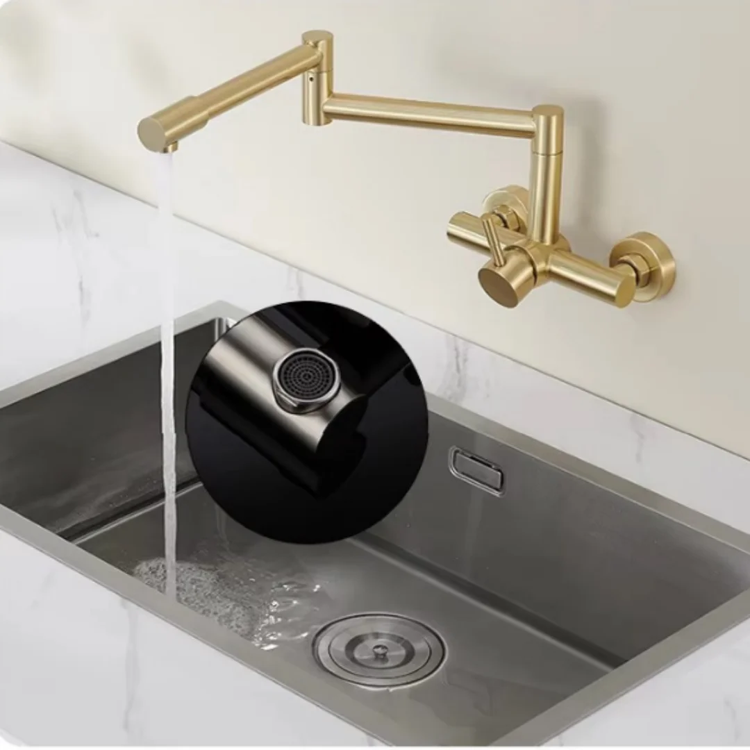 Robinet de remplissage de pot  - Pot Filler Faucet Wall Mount Folding avis et prix